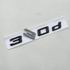 3D ABS Chrome Black Logo 320d 330d Emblem Letter Sticker Car Rear Trunk Badge for BMW E46 E92 E90 E91 F30 GT F34 F31 Accessories