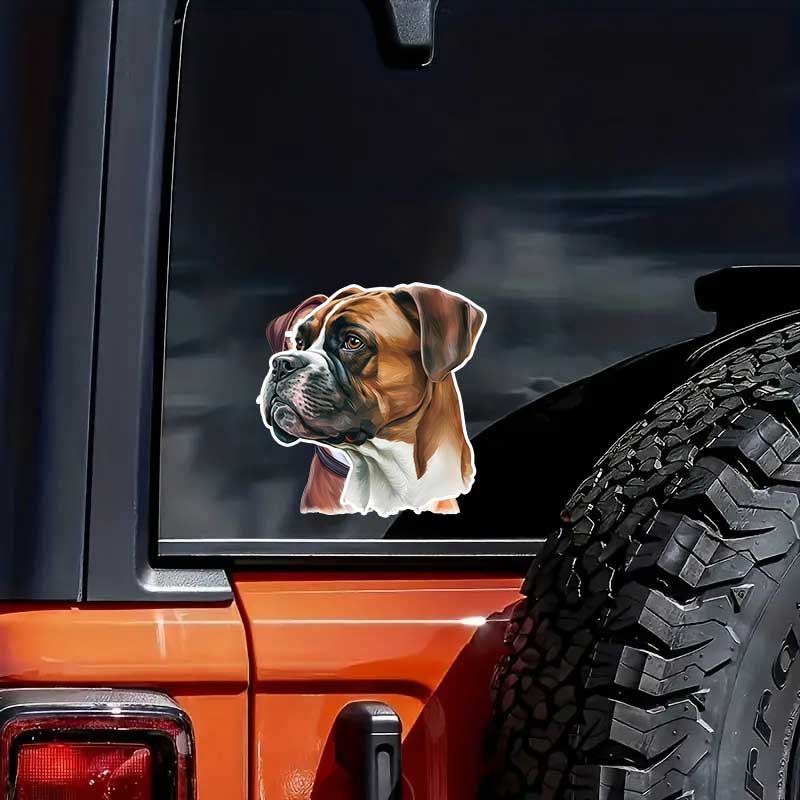 Adesivo per Auto Amante Cane Boxer Tedesco Decalcomania in Vinile Impermeabile Finestrino Posteriore Moto Camper Paraurti Camion Decorazione Laptop Y18