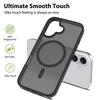 Coque de protection pour téléphone - BOOLING - iPhone 16 - Antichoc - Translucide - Recharge sans fil