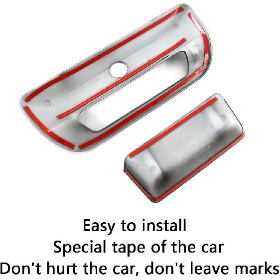 Car Accessories Fit for Dodge Ram 1500 2025 2024 2023 2022 2021 2020 2019 Tailgate Exterior Door Handle Trim Cover, Rear Trunk Grab Handle Cover