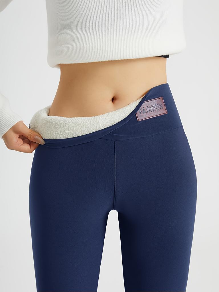 Women's Winter Warm Thickened High-Waisted Leggings  Stretchy SlimSheer Opaque Fabric for Cold Weather  Winter Leggings for Women Warm