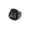Korean Style Painting Ring Geometric Chunky Enamel Ring Personality Drip Oil Cat Ring  Men
