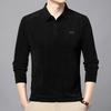Autumn Long Sleeve Polo Shirt Men's Lapel Collar Casual Fashion Versatile T-Shirt Middle-Aged & Young Top