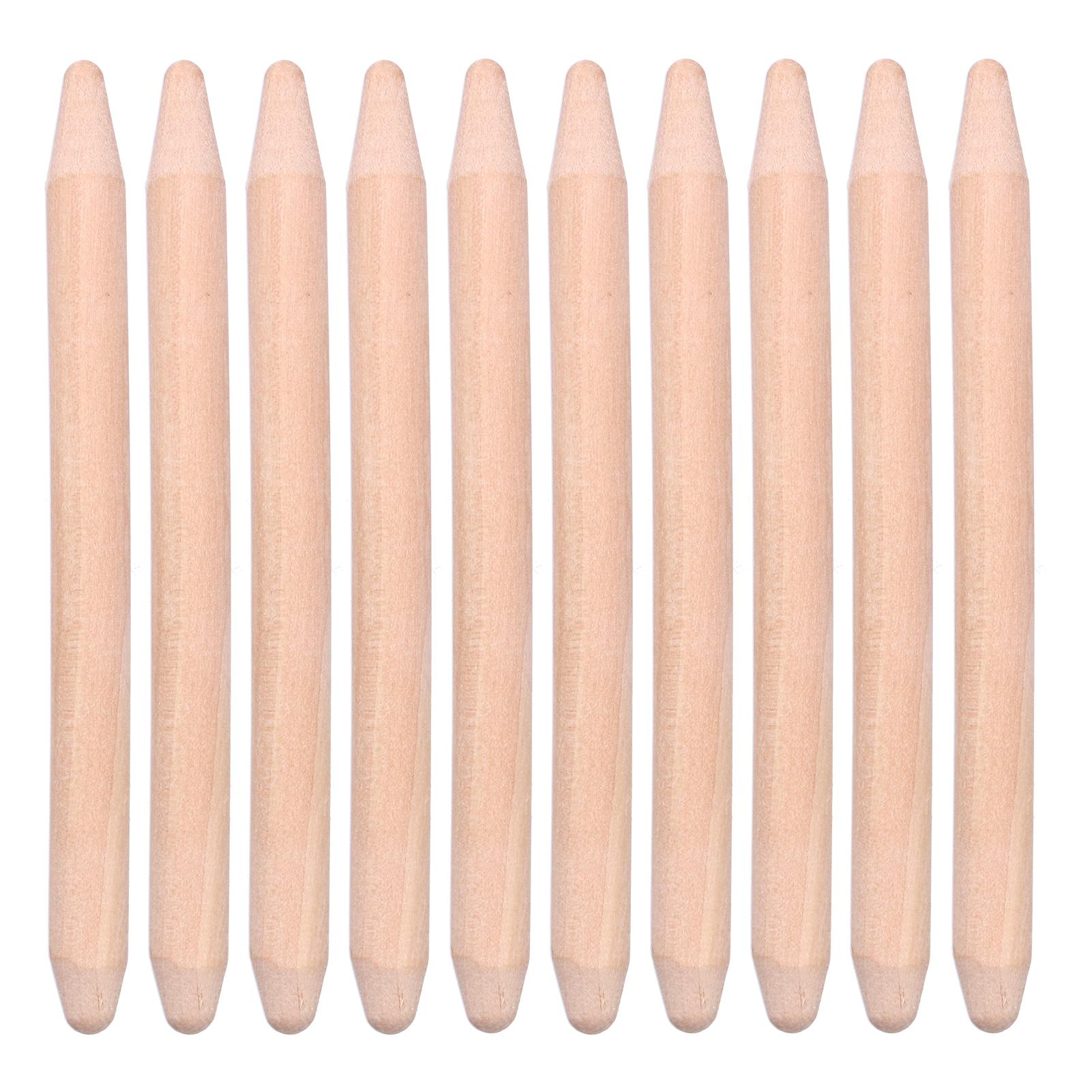 Konnwei 10Pcs Queen Bee Rearing Stick Double Headed Queen Cell Stick Beekeeping Equipment Tool