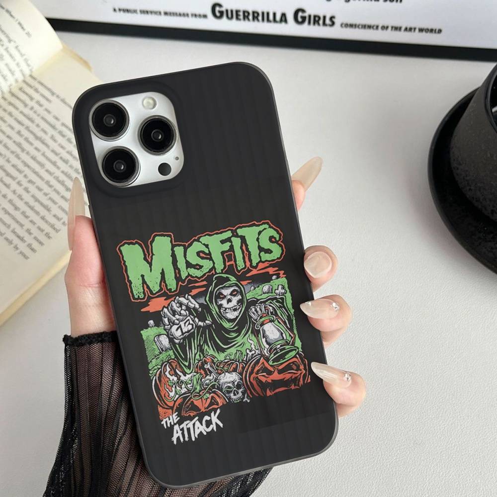 The M-Misfits G-Glenn Danzig Corrugated Stripe Phone Case For IPhone 17 16 15 14 13 12 11 Pro Max Plus Pro Shockproof Cover