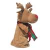 Christmas Doll Animal Themed Party Decorative Xmas Children Toy Stuffed Table Showcase Decoration Battery Operated