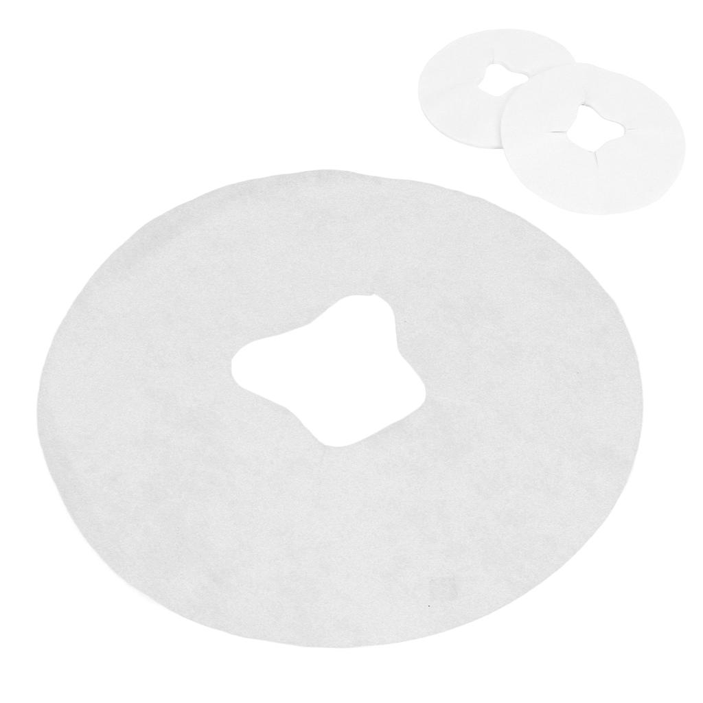 100Pcs Disposable Face Covers for Massage Soft Breathable Comfortable Skin Friendly Water Absorption Face Pillow Cover