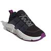 Adidas Originals Prophere V2 Fabric Color Block Sports Cushioning Low Top Lifestyle Shoes Women Sneakers Black Purple FW5361