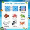 Magnetic Building Blocks for Children, Ocean Animal Scene, Creative Play, Children's Learning Birthday Gift
