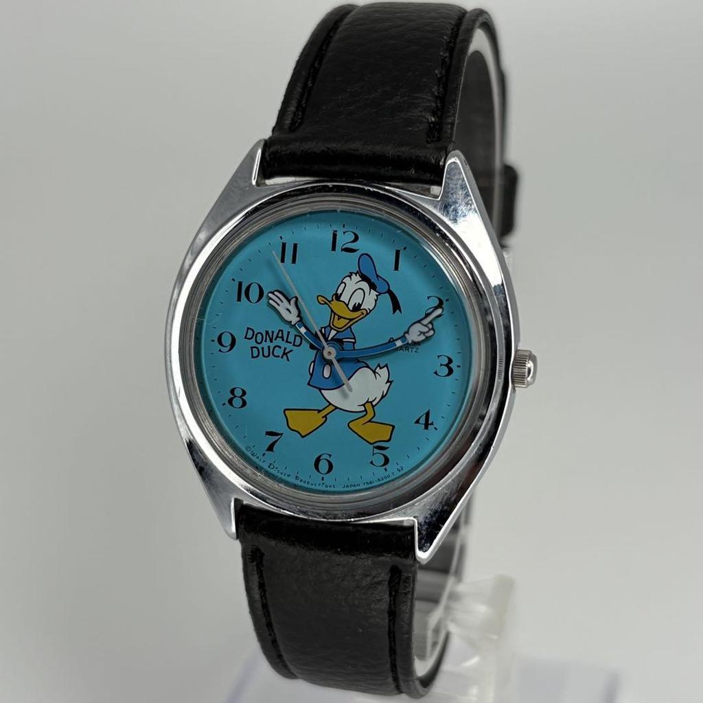 [USED] SEIKO Alba Disney Time Donald Duck QZ Watch with Replaced Battery