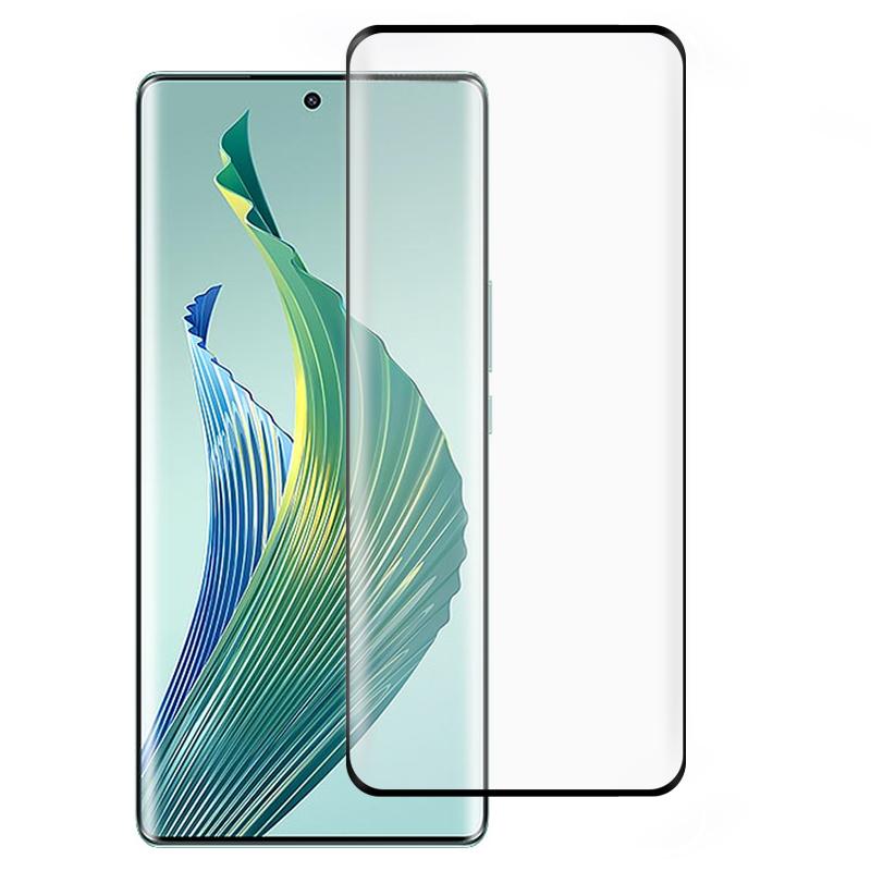

RURIHAI Для Honor Magic5 Lite 5G/X9a 5G/X40 5G 3D Захисне скло для екрану з вигнутими краями, боковим клеєм, з високоалюмосилікатного скла Type A