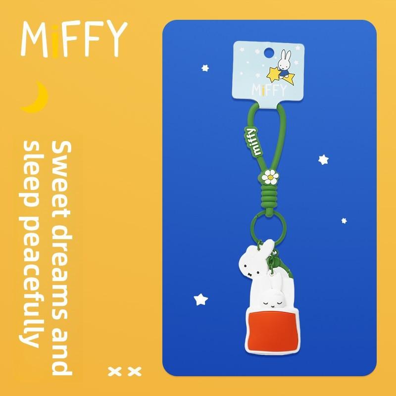 Miffy Star And Moon Resin Keychain With Resin Material For Kids And Collectors