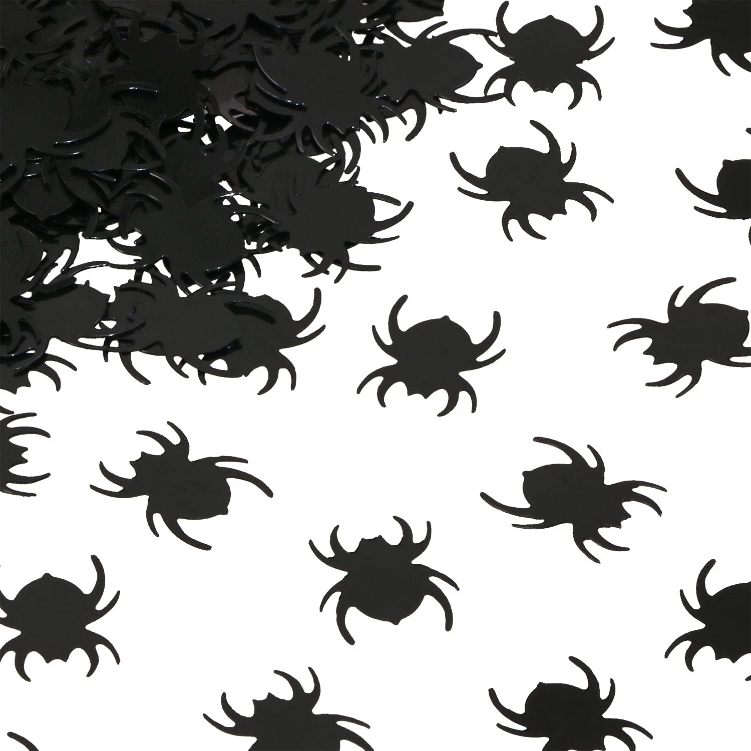 ONLYKXY 1000pcs Halloween Party Confetti Black Spider Confetti for Halloween Party Table Confetti and DIY(Spider)