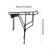 Rear Bike Rack, Pannier Adjustable Sturdy Carrier Bicycle Cargo Rack for