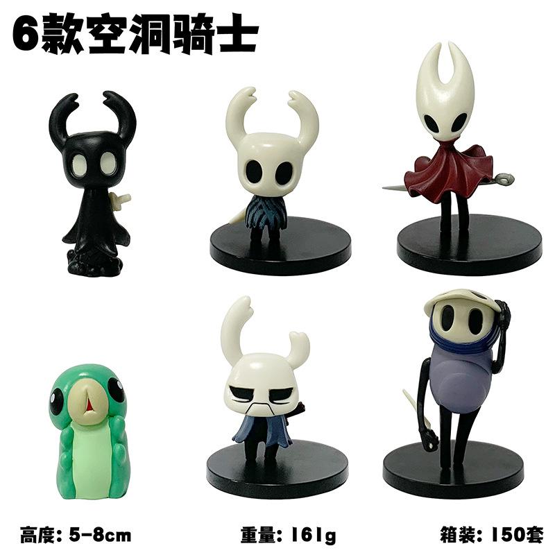Hollow Knight Battle Version Action Figures The Knight Hornet Quirrel Grub Collectible Model Desktop Ornament For Game Fans