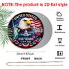 2D Flat, 1pc Round Aluminum Sign for The American 250Th Anniversary, A Patriotic Aluminium Art Decoration for The Home, Celebraaluminiumg American