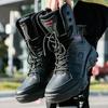 Herren Taktische Stiefel Sicherheitsstiefel Armee Stiefel Wüste Wasserdicht Arbeit Chelsea Schuhe Klettern Wanderschuhe Knöchel Outdoor Stiefel Große Größe 47