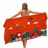 Christmas Microfiber Pool Beach Towel Portable Quick Fast Dry Outdoor Travel Swim Blanket Thin Yoga Gym Home Decor Women Men Kid