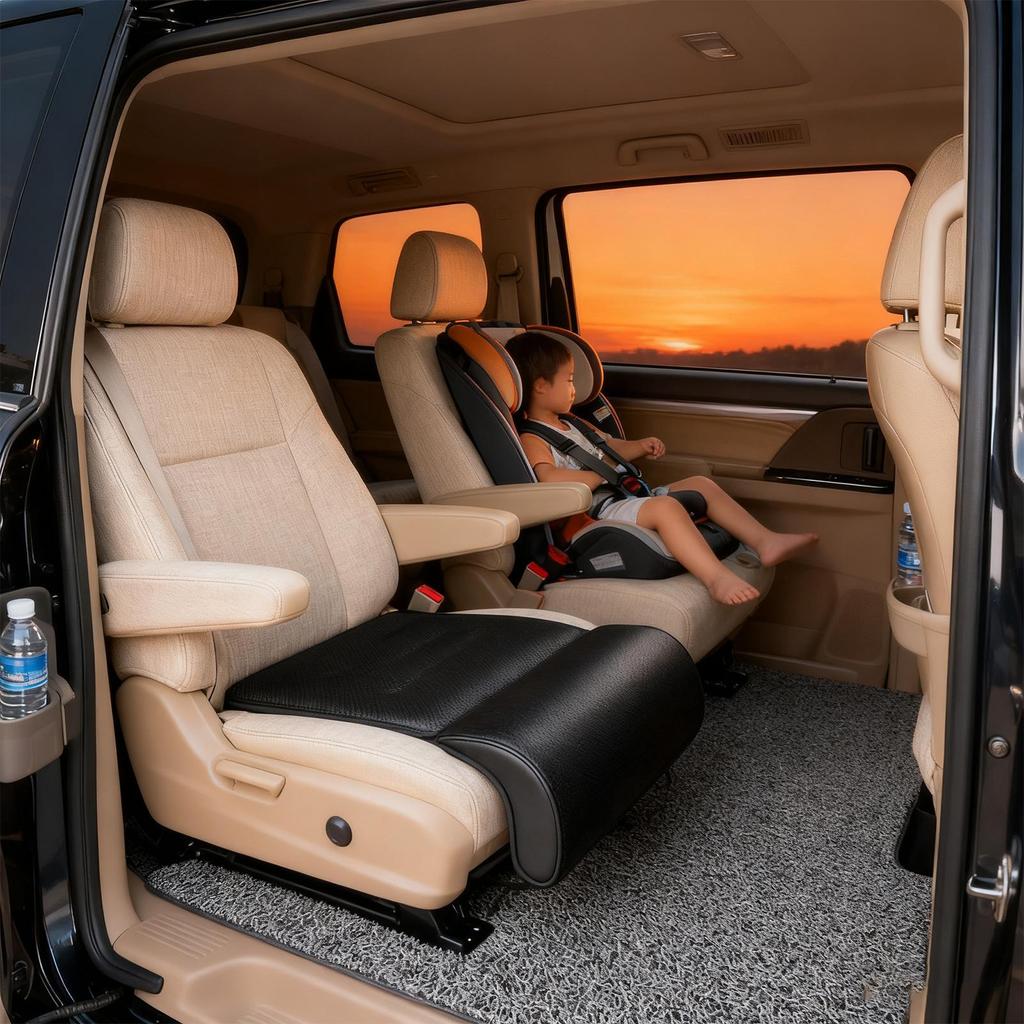 Seat Extender Pad For Car Adjustable Non-Slip Comfortable Vehicle Accessories Knee Rest Long Driving Car Seat Cushion For Front