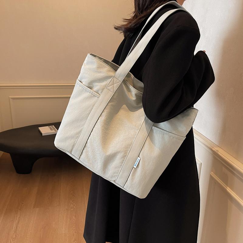 Duża pojemność płócienna torba typu tote torba damska na ramię