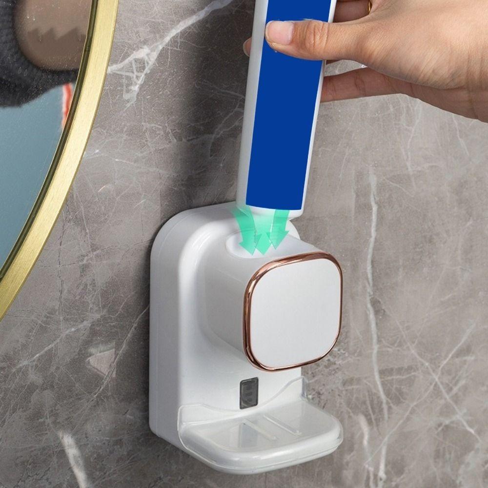 Non Perforated Automatic Toothpaste Dispenser 3 Mode Electric Toothpaste Squeezer  Home Use