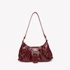 2025 Spring Hot Selling Maillard Style Retro Style Small Bag Spicy Girl Y2K Wasteland Style Vintage Leather Shoulder Armpit Bag