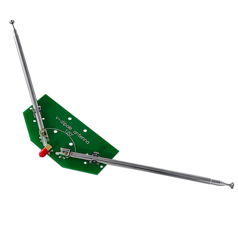 1 Set137MHz V-type Dipole Antenna DIY Kit For Horn Pole Antenna Satellite Aviation Cloud Map, Dipole Antenna Signal Reception