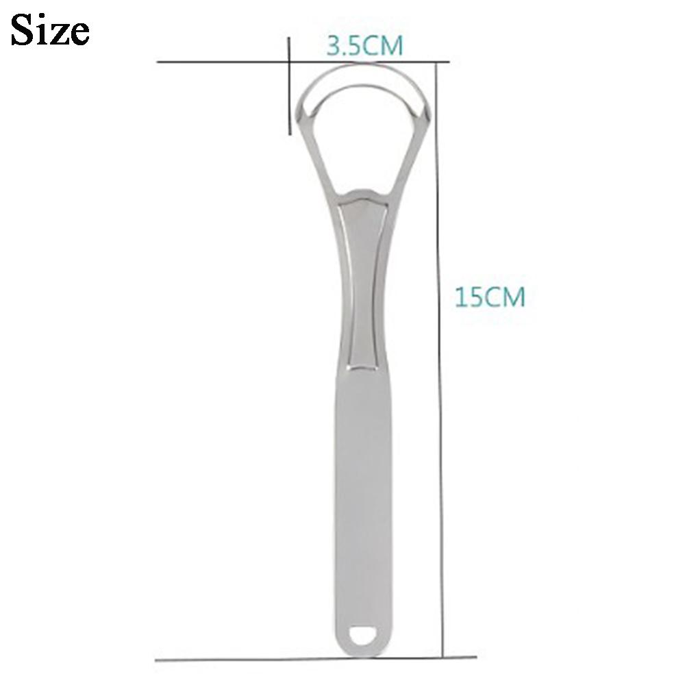 Oral Care Stainless Steel Tongue Scraper Medical Mouth Brush Tongue Brush Tongue Scraper Cleaner