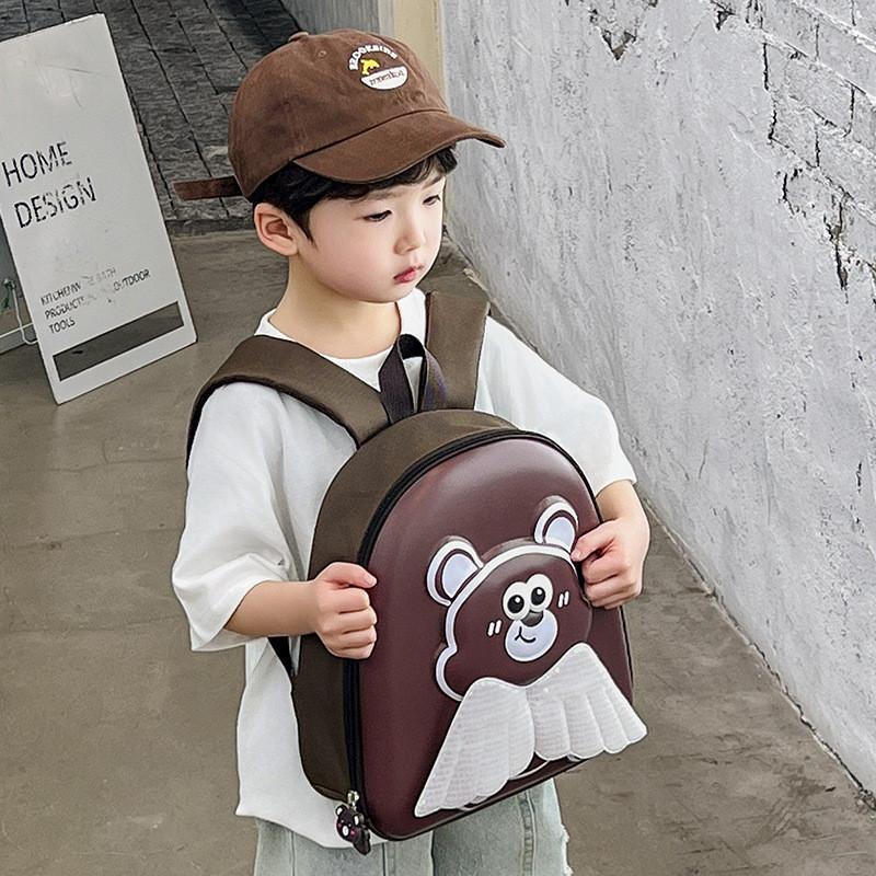 Cute Bear Baby Shell Backpack For Kids Lightweight School Backpack For Boys Girls