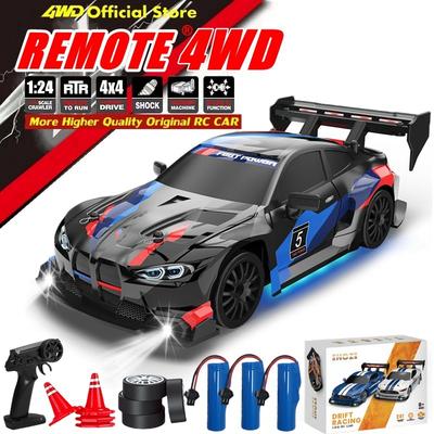 Τηλεκατευθυνόμενο Αυτοκίνητο RC Drift Υψηλής Ταχύτητας Οχήματα Αγώνων με Φώτα LED Ραδιοελεγχόμενο 2.4GHz 4x4 Φορτηγάκι Εκτός Δρόμου Παιχνίδι για Παιδιά