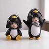 Gugugaga Pinguin Mic Administrator Figurină PVC Cadou de Ziua de Naștere Model Ornament Model Colecție Anime Expoziție pe Birou Cadou