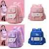 Stylish Cartoon Pattern Large Capacity School Backpack For 3-6 Grade Students