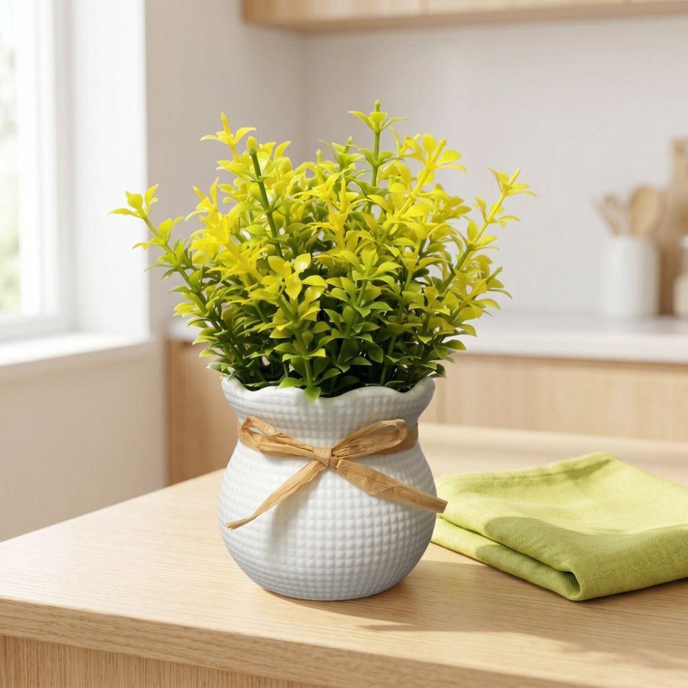 Bonsai Artificial Plants Ornaments Fake Potted Flowers Cute Decorative Potted Plants Office