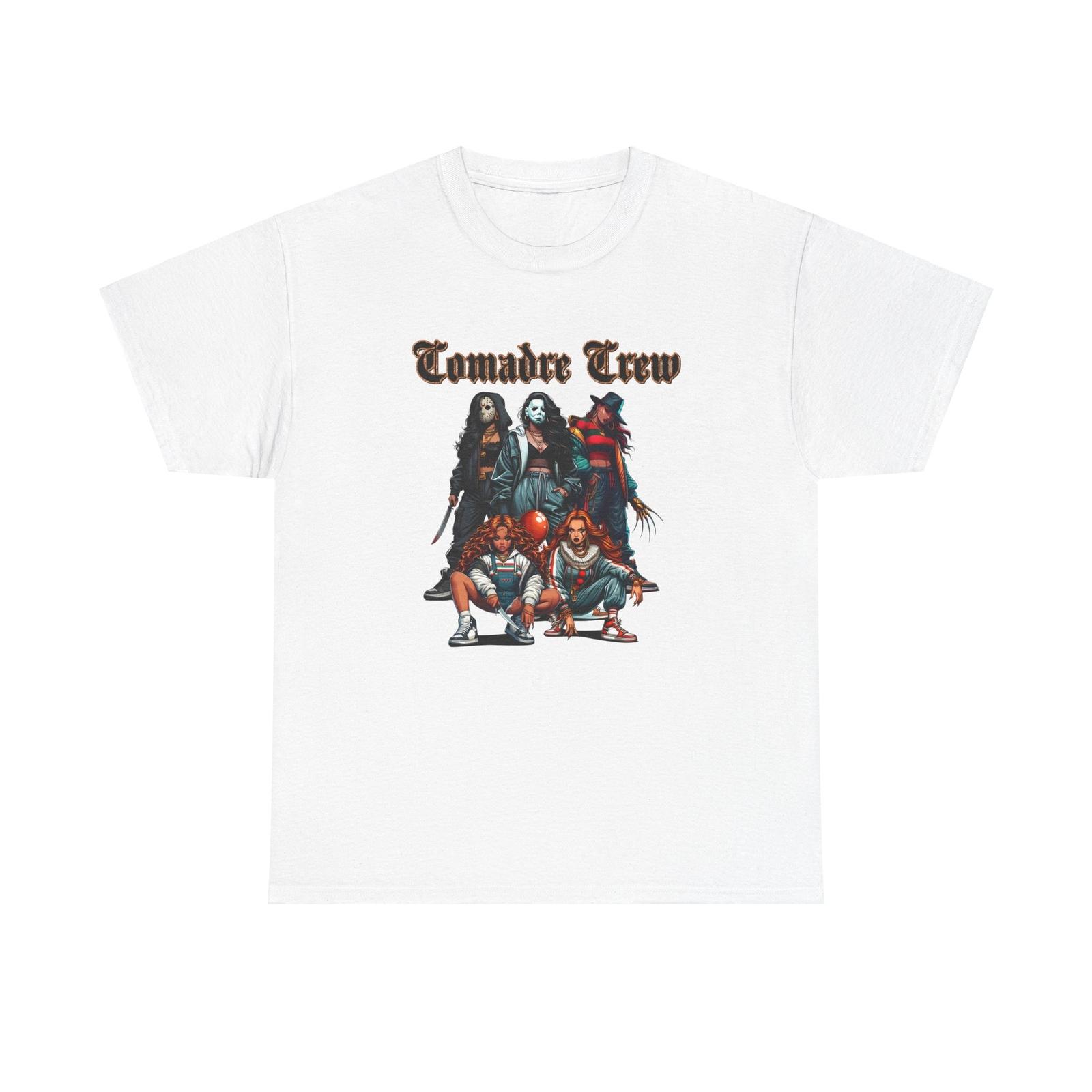 comadre cew halloween women tshirt - Unisex Heavy Cotton Tee S