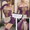 Set Lingerie Sexy Mănușă Fishnet Ruptibil - Uniformă Flirtantă care Expune Fesierii și Sânii