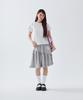 Escape From [Escf X Hot Today] Pocket Point Frill Midi Skirt Gray