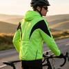 Wosawe Windproof Cycling Jackets Hooded Waterproof Long Sleeve Windbreaker Jerseys Reflective Bicycle Clothing Men's Jacket