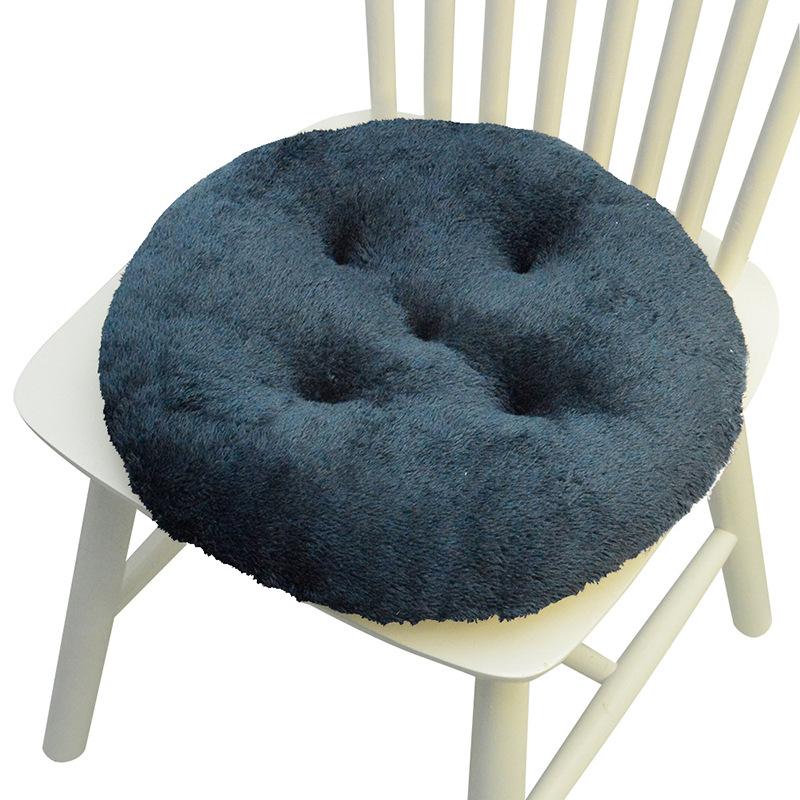 Thicken Plush Seat Pads Cushion Chair Soft Cushion New Home Dining Chair Pads Non-Slip Warm Office Computer Game Chair Pad 40x40
