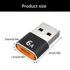 Durability Metal Type C To USB Adapter OTG Converter For Fast Data Transfer 120W 6A Charging And Device Connectivities