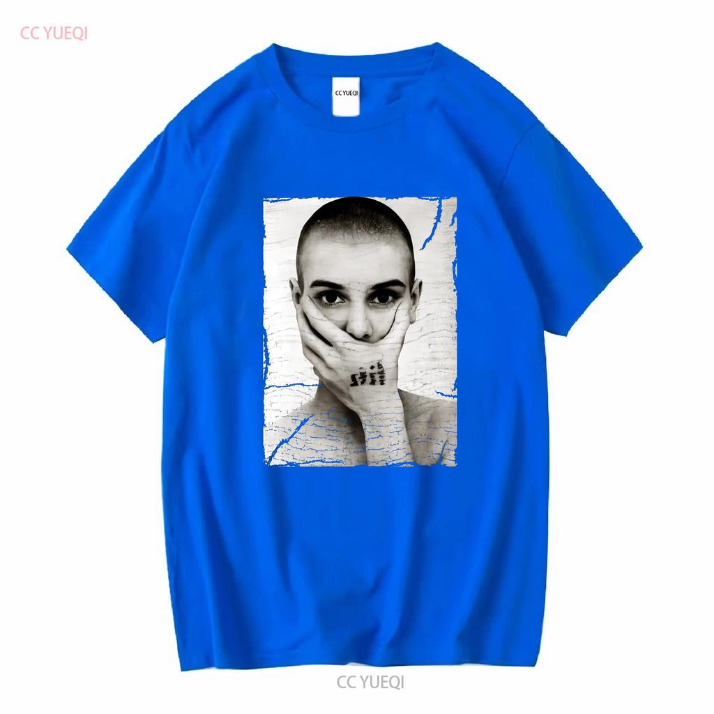VTG Sinead O Connor smoking T shirt Short sleeve All sizes Te57379875 vintage Washed Slightly Top For Everyday Wear Casual Soft