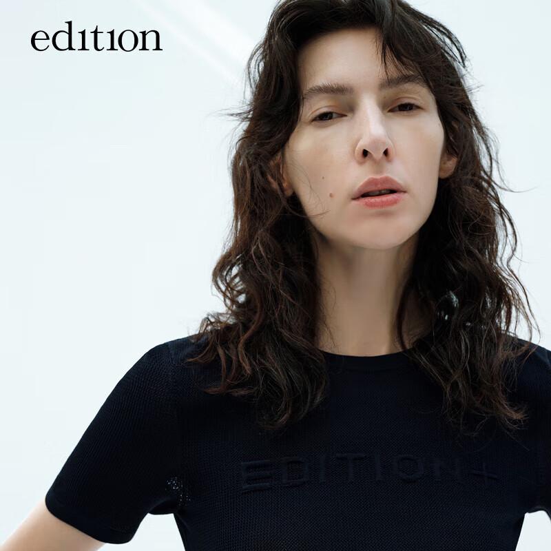 Edition E+ Spring Mesh Acetate Knit Top