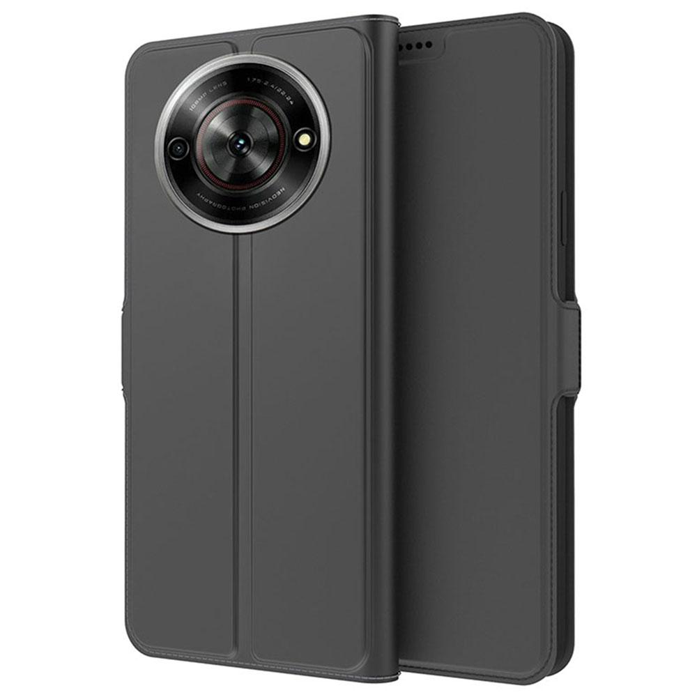 For ZTE nubia Focus Case Shockproof TPU Inner Shell Leather Phone Cover Card Slot