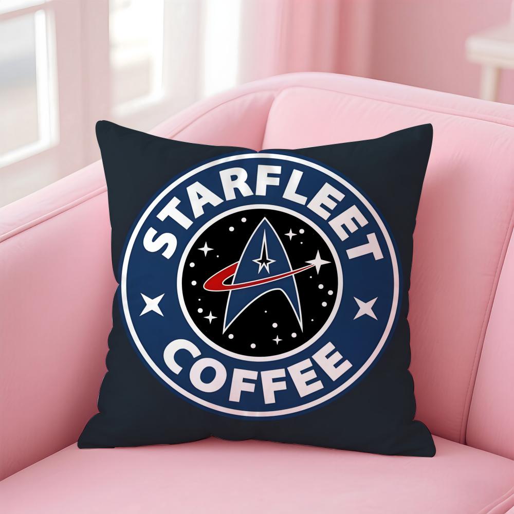 S-Star T-Trek Ship Cushion Cover Home & Car Multi-Scene Pillow Cover - Reversible, Soft & Durable For Daily Use