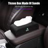 Car Sticker Hot 2025 Leather Car Armrest Tissue Box Holder Paper Storage BagTissue For BMW X1 X2 X3 X4 X5 X6 X7 F31 F48 F01 E90