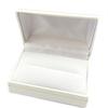 Les Trésors De Lily [E8811] - 'Ministre' White Alliance Ring Box