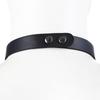 BDSM Random Shot Black Bondage Collar Neck Sleeve Adjustable Leather Necklace Tow Rope Erotic Sex Games Chastity Sex Toys