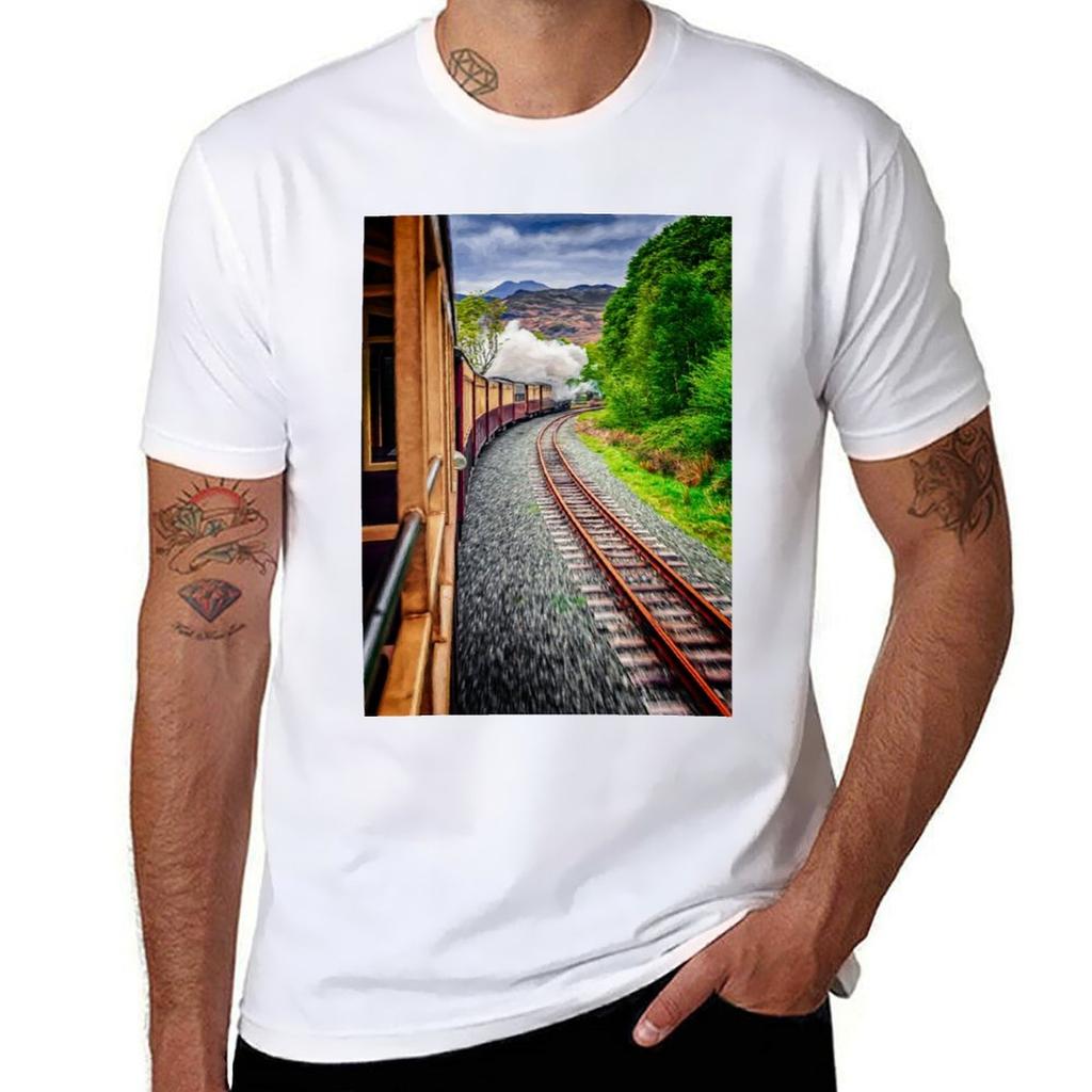Welsh Highland Railway Tshirt T Shirt For Unisex Cotton Tshirt 100 Tshirt