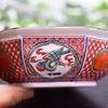 Waza no Kura Stylish Japanese Tableware Kutani Ware Bowl Yoraku Akae Ceramic High-End Brand Japanese Food Dishes Serving Bowl Made in Japan