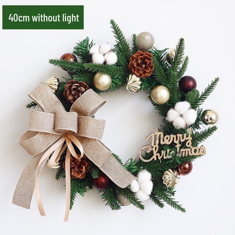 Creative Christmas Wreath - 40/60/80cm Festive Door Hanging Decoration & Gifts