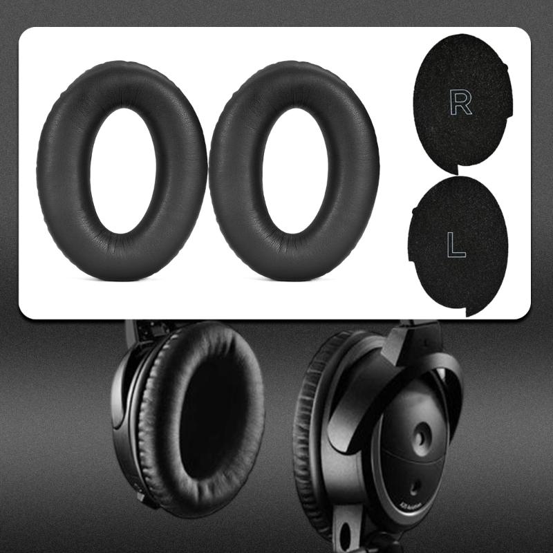 Soft Leather Ear Cushions Compatible for AviationA30 Headsets Durability &Breathable Design Earpads Easy Installation